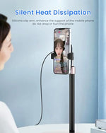 ZORBES® Dual Fan Mobile Cooler for Gaming with Adjustable Speed Phone Cooling Silent Portable Universal Fit Plug Play 3PCS