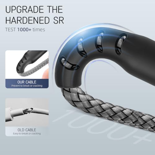 Verilux® 2Pcs TYPE C Charging Cable 15W 3A Fast Charging