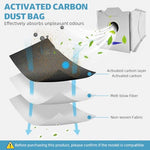 Verilux® 10Pcs Replacement Parts for Ecovacs N30 Pro Omni,Spare Accessories with 1 Main Brush,3 Side Brushes 2 Mop Cloth 2 Filters Cleaning Mop Dust Bags.