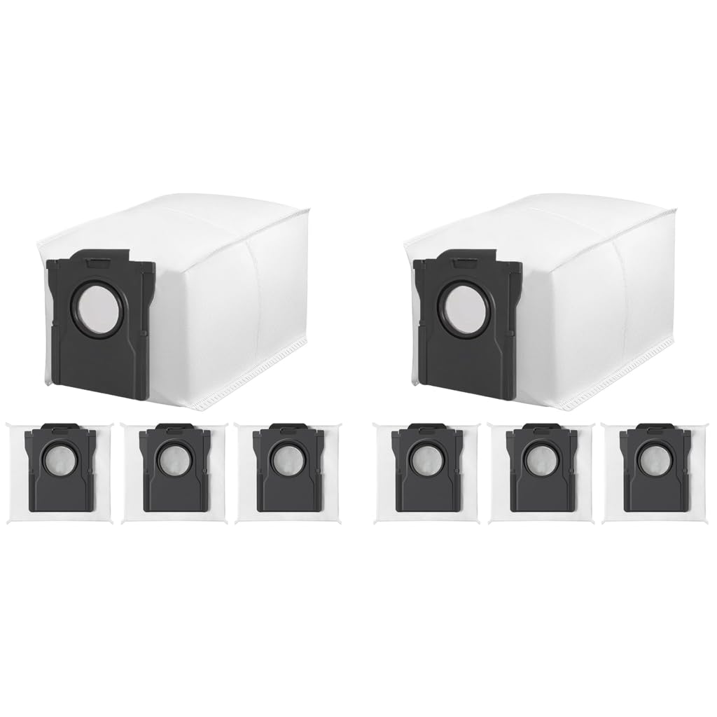 Verilux Dust Collector Bags for Dreame L10s Pro Ultra X30 X40 L40 featuring Large 196x108x139mm Size | 8PCS Robust Design