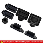 ZORBES® Dust Plug for PS5, 27PCS Kit for PS5 Slim Console Silicone Plugs Protector Antidust Cover Dustproof PlayStation 5 Disk Digital Game Accessories