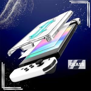 ZORBES® 2Pack Tempered Glass Screen Protector for Nintendo Switch2, 8.7'' Automatic Calibration/Anti-Scratch/Case Friendly&Bubble Free, Protective Ultra Slim Game Console Screen Protector