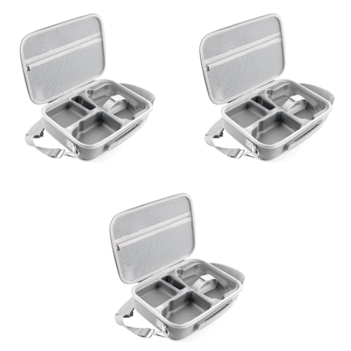 ZORBES® Carrying Case for DJI Mini 4 Pro RC 2 Storage Accessories with Shoulder Strap Portable Travel Bag for Controller 3 PCS