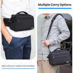 ZORBES® 3 in 1 Waist Camera Case DSLR SLR Bag Sling Shoulder Camera Bag Water Resistant Pack for Camera Carrying Case for Photographer Hiking Shooting Traveling Men Women