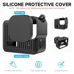 ZORBES® for GoPro Hero 4K Silicone Case Cover Camera Shield HD Tempered Glass Lens Screen Protector Anti-Scratch Accessories Kit 2PCS