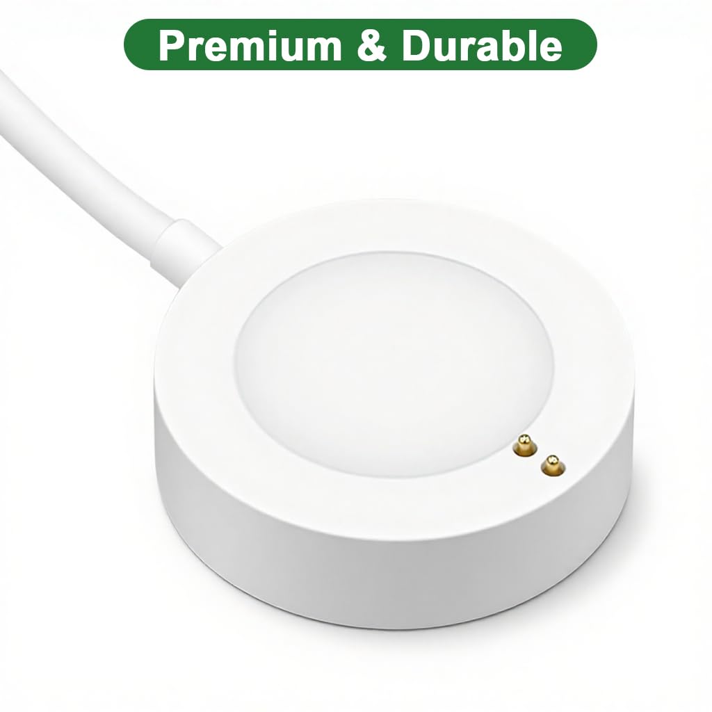ZORBES® Compatible with Fossil Gen 6/5/ 4, Smart Watch Wireless Charging Dock 3.3ft Type C Charging Cable PD Magnetic Dual Pin Charging Dock