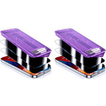 ZORBES® 4PCS HD Privacy Screen Protector for iPhone 16 Pro Max 6.9 Inch Tempered Glass with Installation Assistant Anti-Glare