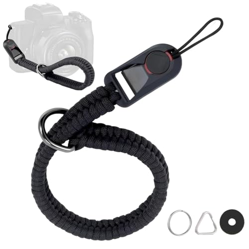 ZORBES® Camera Wrist Strap, Nylon Camera Hand Strap for Instant Cameras, SLR Cameras, Small Mirrorless Camera, Braided Wrist Strap Hand Strap Quick Release Rope Camera Wrist Rrap Strap, 34cm/13.4inch