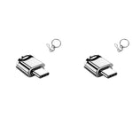 Verilux Micro SD Card Reader for USB C Devices with OTG Function and Keychain | 2PCS
