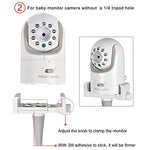 ZORBES® Baby Monitor Stand Camera Flexible Fits Infant Optics DXR 8 DXR-8 Pro Other Monitors can be Fixed to Crib Frame or Furniture Stand only 3PCS