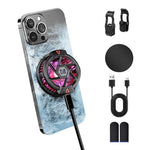 ZORBES® Phone Cooler with Detachable Clips Fan-Based Cooling Fan for Mobile Phone Magnetic RGB Gaming Phone Cooler Rapid Cooling Phone Cooler for Gaming, Livestreaming, Plug and Go