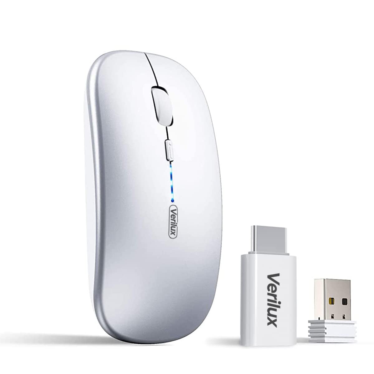 Verilux 2.4G Silent Cordless Mouse (Space Sliver)