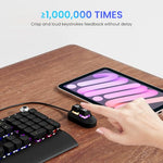 Verilux® Desktop Computer Power Switch LED Power Button 2 in 1 On Off Restart Key External PC Power Button 2 PCS