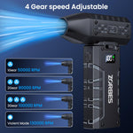 ZORBES® 130,000 RPM Tactical Turbo Jet Fan with LED Light