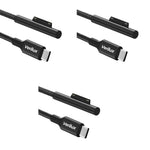 Verilux Type C Charging Cable for Microsoft Surface 5.9ft 45W with Magnetic Connector | Nylon Braided