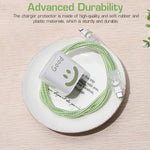 Verilux® Charger Protector Set of 12PCS Cover Cable Coil Sleeve Connector Cartoon Case Compatible with 20W 30W iPhone Charger