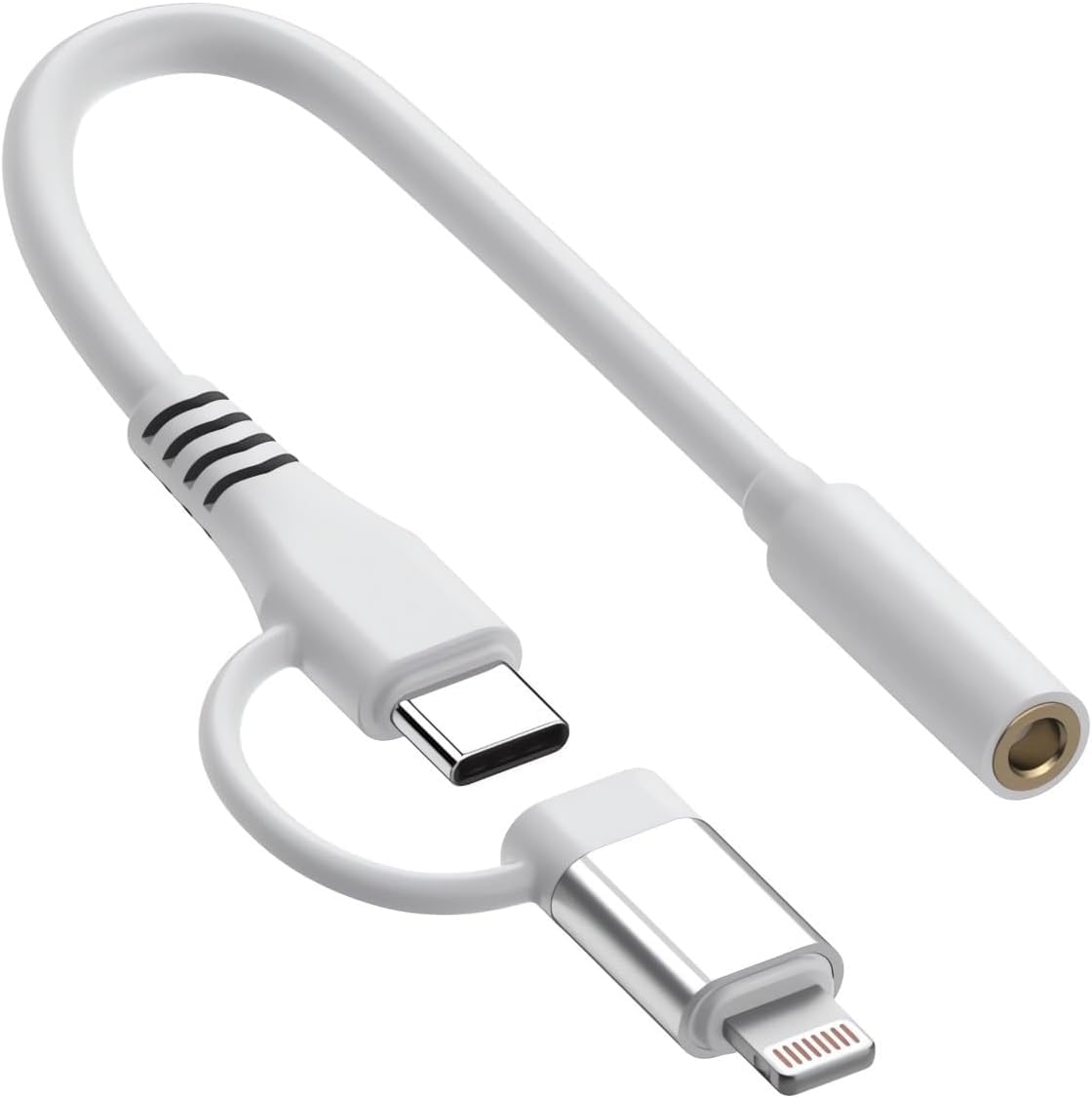 Verilux® to 3.5 mm Headphone Jack Adapter, Headphones Aux Audio Dongle