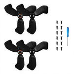 ZORBES® Compatible with Neo 2 Drone Spare Propeller Set, 2 Pair Replacement Drone Blades for Maintenance, Stable Flight & High Efficiency Lightweight Propellers