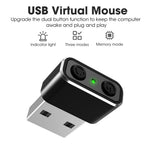 Verilux Mouse Jiggler 2PCS for Work and Gaming with 3 Auto Modes & Memory Recall | Plug-and-Play