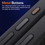 ZORBES® Phone Case for iPhone 15 Pro Max Anti-Scratch Rubber Framed Phone Cover with Metal Button Cover, Magnet Design Compatible with MagSafe Full Protection Case for iPhone 15 Pro Max 6.7" Black