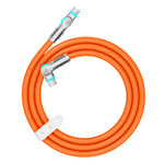 Verilux 9.8ft 240W Type-C Fast Charger Cable | 180-Degree Tangle-Free with LED Light