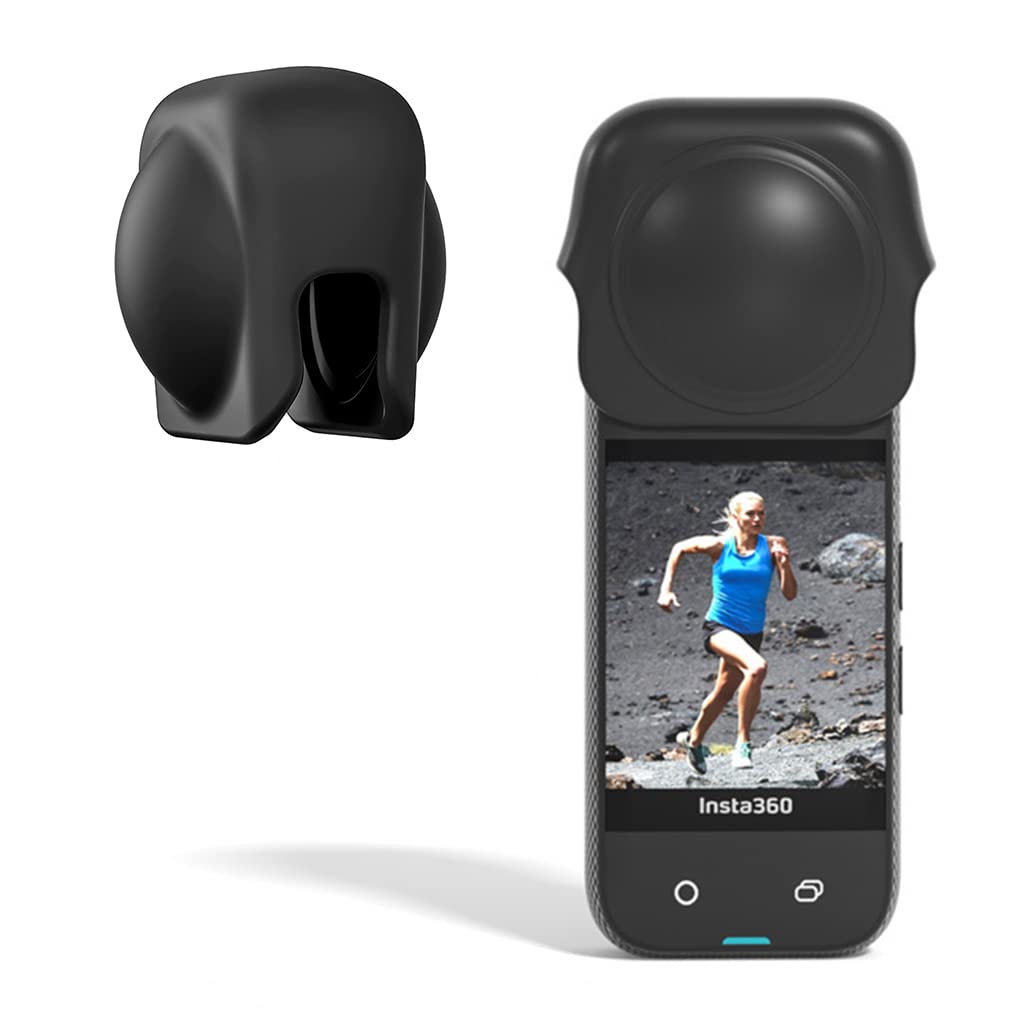 ZORBES® Silicone Case Cover Protector for Insta360 X3, Silicone All-Round Cover Compatible with 360 X3 Protective Accessories