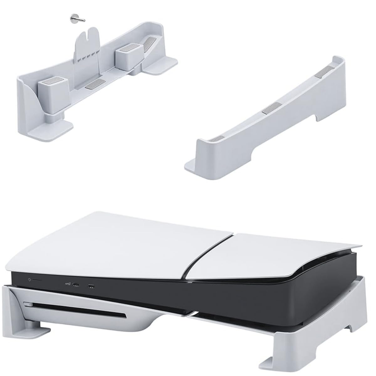 Verilux Desk Stand for PS5 Slim and Pro Console with Anti Slip Pads | ABS Base Support