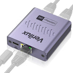 Verilux Ethernet Splitter for Dual Device Connectivity with USB C Power and 1000Mbps Speed