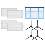 Verilux Vacuum Filter Kit Replacement for Robotic Vacuum ILIFE V3 V3S V5s V5 Pro Robot Vacuum Cleaner 4 Filters and 4 Side Brushes and 1 Primary Filter