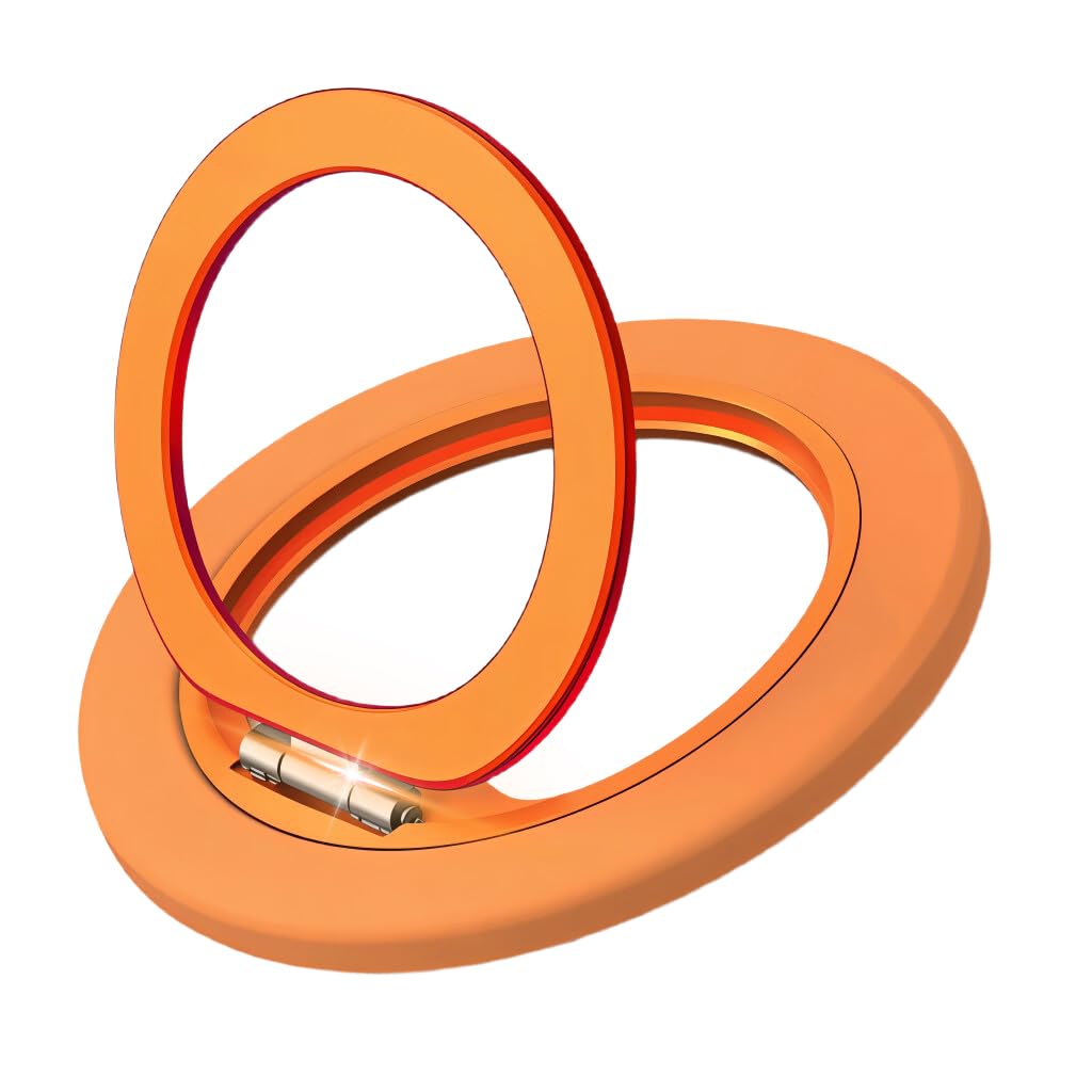 ZORBES® Magnetic Phone Ring Grip 360 ° Swivel Phone Grip Ultra Slim Folding Metal Ring Desk Stand Support