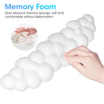 Verilux® Desktop Computer Typing Wrist Rest Keyboard Wrist Rest Fatigue Relief Arm Rest for Typing Non-Slip Base Wrist Rest Ergonomic Design Creative Bubble Memory Foam PU Wrist for Typing, Gaming