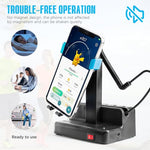 ZORBES® Phone Shaker for Steps Compatible with Stepper Shaker for 6.5'' Phones, Phone Swing Device with Switch, Silent Electric Step Simulator, USB Plug and Go