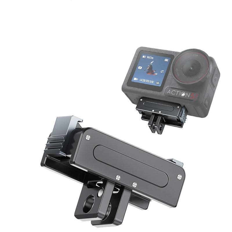 ZORBES® Quick Release Adapter Mount for Osmo Action 5 Pro, with 1/4 Screw Hole/Adapter Connection,