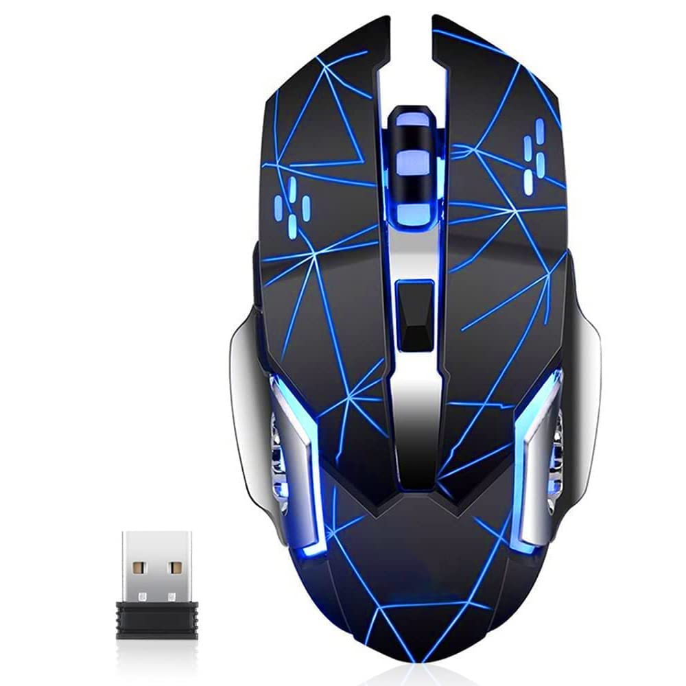 Verilux Wireless Mouse with Dual Mode Bluetooth 5.0 and 2.4GHz Connection for PC Use