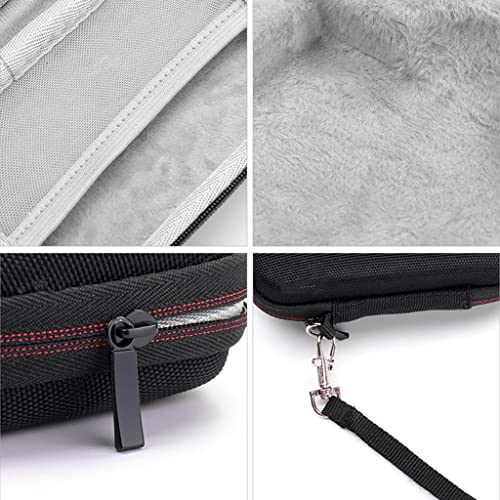 ZORBES® Storage Bag for Samsung T7 Touch Portable SSD Shockproof Travel Organizer Case with Handstrap for 500Gb 1Tb 2Tb USB 3.2 External SSD Only Bag Black 2PCS