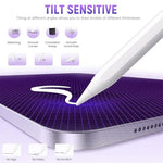 Verilux® Universal Stylus Pen for Issued After 2018 iOS & Android Tablets, Tablet Stylus Pen with 4 Tips, No Bluetooth No Palm Rejection Function- Universal Stylus Pen, with Artist Glove