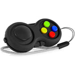 Verilux Fidget Pad Toys with 8-Fidget Functions 2nd Generation Fidget Toy Controller Stress Reducer Hand Shank Fidget Cube Perfect for Release and Anxiety Relief Pop it Fidget