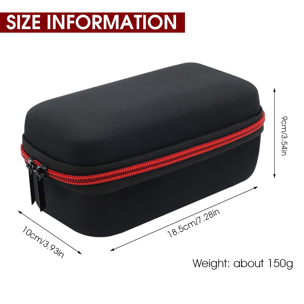 ZORBES® Travel Case for Marshall Emberton/Emberton II EVA Storage Case for Marshall Emberton Anti-Scratch Protection Bag Portable Travel Case Accessory Bag with Handstrap for Marshall Emberton
