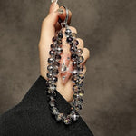 ZORBES® Beaded Phone Wrist Strap Cellphone Lanyard Chain Sparkling Wristlet Bracelet for Women 3PCS