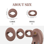 Verilux® 6 Pairs Earbuds Tips for Galaxy Buds Live(Brown)
