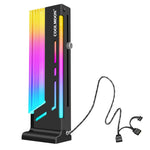 ZORBES® Graphics Card Bracket, RGB Graphics Card Rack Vertical GPU Support Bracket 3pin+4pin Adjustable Height ARGB Graphics Card GPU Brace Support Video Card Sag Holder Bracket