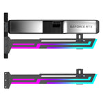 ZORBES® ARGB Metal GPU Support Bracket Anti-Sag Graphics Card Holder with Adjustable Height, 5V 3Pin Addressable RGB Lighting Sync, GPU Stand Brace for PCIe Protection & Gaming PC