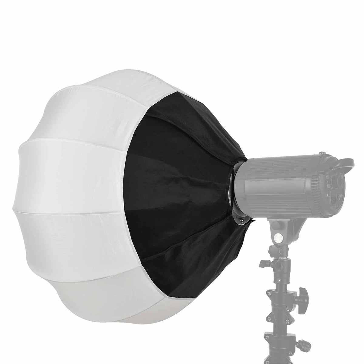 ZORBES® Collapsible Lantern Softbox, 65cm Dia Spherical Photography Light Diffuser with 360° Omnidirectional Soft Lighting, Foldable Bowens Mount Softbox for Studio, Video