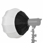 ZORBES® Collapsible Lantern Softbox, 65cm Dia Spherical Photography Light Diffuser with 360° Omnidirectional Soft Lighting, Foldable Bowens Mount Softbox for Studio, Video