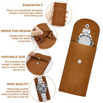 ZORBES® 2Pcs Velvet Watch Pouch,Portable Single Watch Travel Case Storage Bag