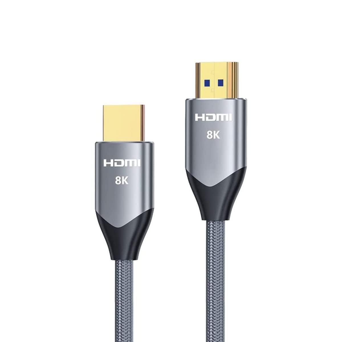 Verilux HDMI 2.1 Cable for Gaming and 8K Streaming 6.6 ft with 48Gbps Speed | Braided Nylon and 24K Gold-Plated Connectors