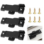 Serplex® Sliding Window Locks 3 Pack with Screws, Child Proof Sash Window Locks Compatible with Vertical & Horizontal Sliding Window, Universal Window Safety Locks for Home Security & Protection