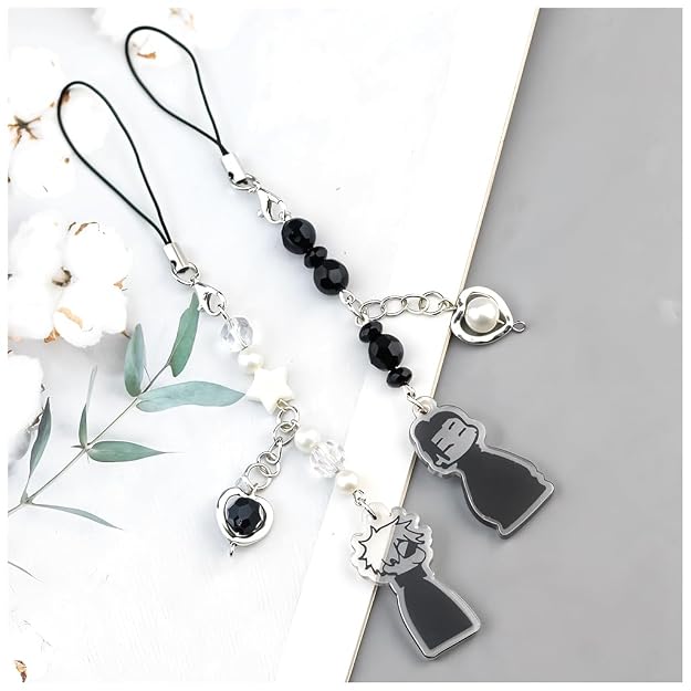 ZORBES 2Pcs Jujutsu Kaisen Phone Charms