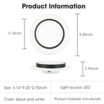 Verilux LED Ceiling Light for Small Rooms featuring 24W illumination and acrylic round shade