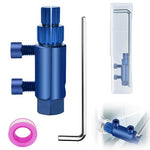 Serplex® Faucet Angle Valve Broken Wire Extractor Adjustable Valve Removal Tool Universal Screw Extractor Stainless Steel Broken Bolt Remover for 1/2 in and 1 in Stripped Thread Applications
